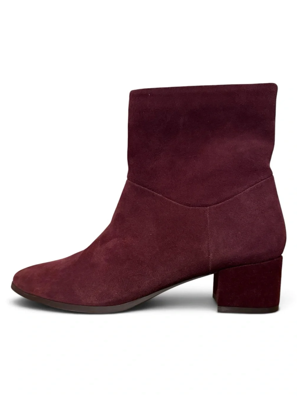 Nwt Blondo Burgundy Suede Waterproof Ankle Boots